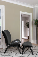 Pouf Conversation - Black Oak — Sterling