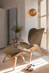 Pouf Conversation - Oak — Sugar brown