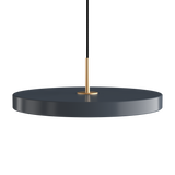 Suspension Asteria - brass — Anthracite grey