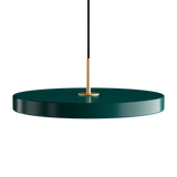 Suspension Asteria - brass — Forest green