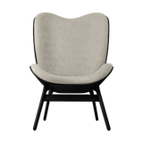 Fauteuil Conversation Tall - Black Oak — White sands