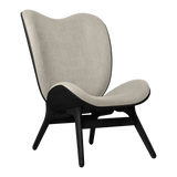 Fauteuil Conversation Tall - Black Oak — White sands