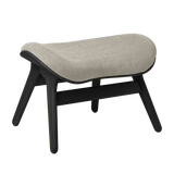 Pouf Conversation - Black Oak — White sands