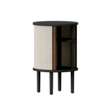 Table d'appoint Audacious - Black oak — White sands