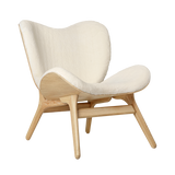 Fauteuil Conversation Low - Oak — Teddy white