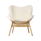 Fauteuil Conversation Low - Oak — Teddy white