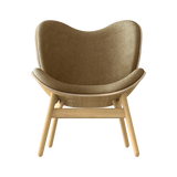 Fauteuil Conversation Low - Oak — Sugar brown
