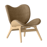 Fauteuil Conversation Low - Oak — Sugar brown