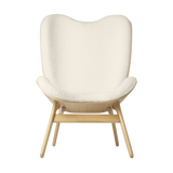 Fauteuil Conversation Tall - Oak — Teddy white