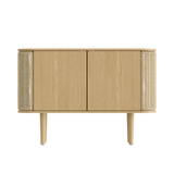 Cabinet Treasure 2 portes - oak — Venitian cane