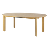 Table de diner Comfort Circle Ripples Extension — Oak