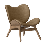 Fauteuil Conversation Low - Dark Oak — Sugar brown