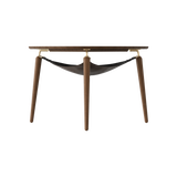 Table basse Hang Out - Brass — Dark Oak