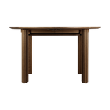 Table de diner Comfort Circle Ripples Extension — Dark Oak