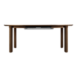 Table de diner Comfort Circle Ripples Extension — Dark Oak