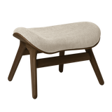 Pouf Conversation - Dark Oak — White sands