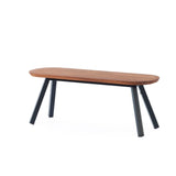 Banc You & Me - 120 cm — Iroko & Noir