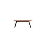 Banc You & Me - 120 cm — Iroko & Noir