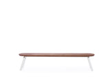 Banc You & Me - 220 cm — Iroko & Blanc