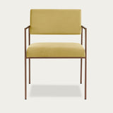 Fauteuil Cube 55 - Velvet Line — Copper & Lemon