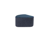 Pouf Aia — Harris Tweed Bleu & Vert