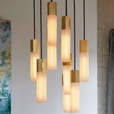 Suspension Basalt Nine Pendant — Laiton