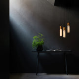 Suspension Basalt Triple Pendant — Laiton