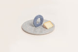 Plateau à fromage Otto en céramique recyclée — Bleu/Gris