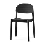 Chaise Citizen ronde — Chêne noir