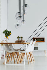 Suspension Bacan - set de 6 — Acier & Transparent