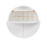Bureau Pill rond — Blanc
