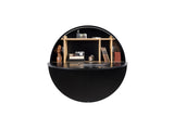 Bureau Pill rond — Noir