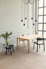 Chaise Citizen carrée — Chêne noir