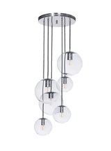 Suspension Bacan - set de 6 — Acier & Transparent