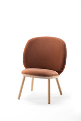 Fauteuil Naive — Velours Terracotta