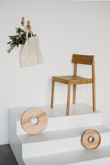 Chaise Citizen carrée — Chêne naturel