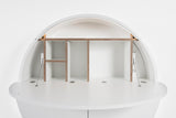Bureau Pill rond — Blanc