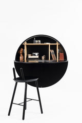 Bureau Pill rond — Noir
