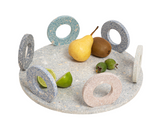 Coupe de fruits Otto en céramique recyclée — Multicolore