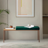 Banc Cube - Velvet Line — Copper & Hunter Green
