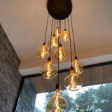 Suspension Nine Pendant Voronoi II — Graphite