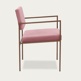 Fauteuil Cube 55 - Velvet Line — Copper & Rosa