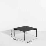 Table basse Fromme — Noir