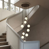 Suspension Nine Pendant Sphere IV — Noyer