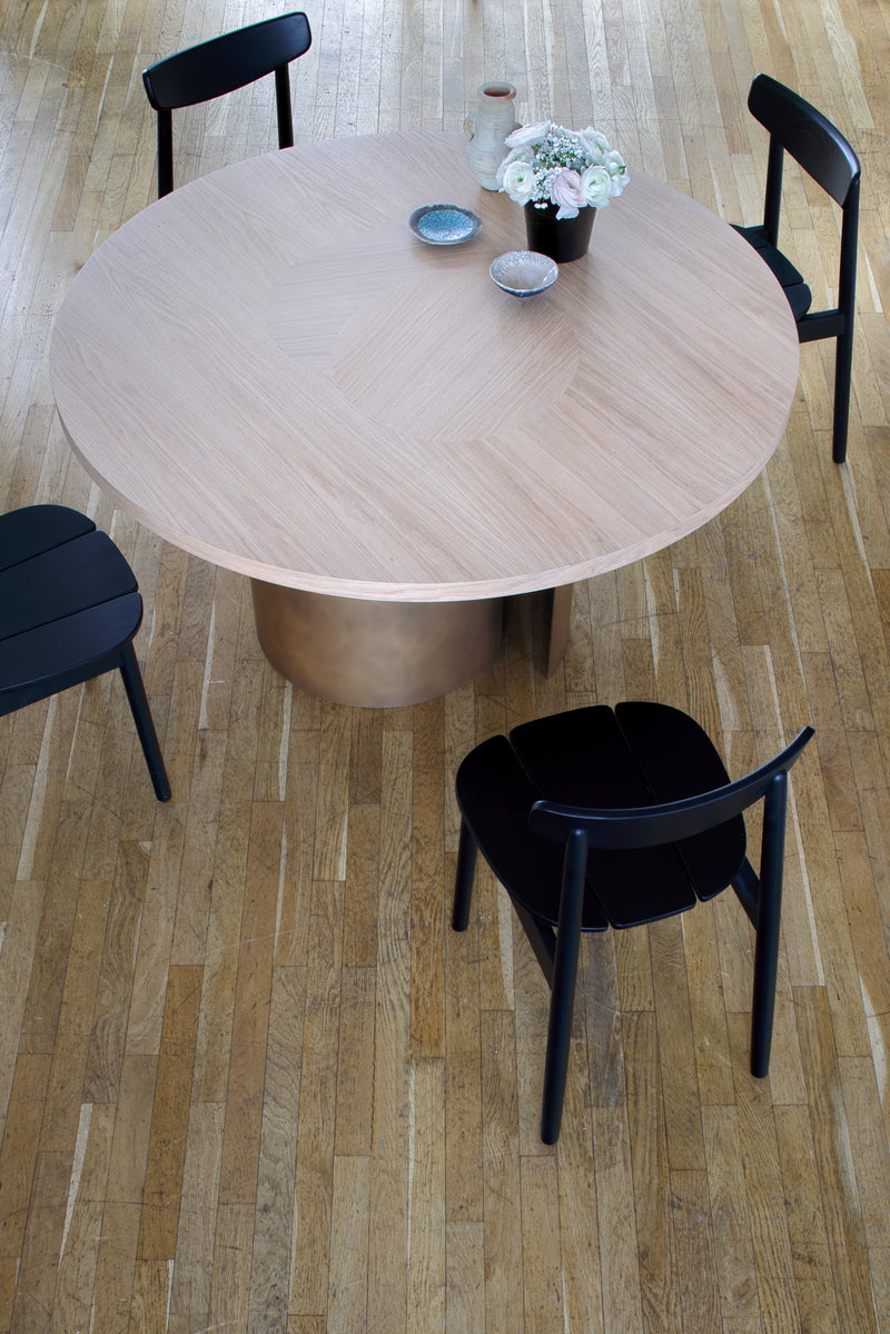 Table de diner Nuage — Laiton