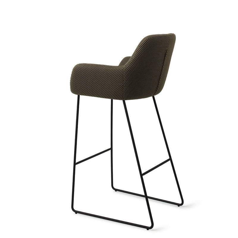 Chaise de bar Hiroo Slide Black — Jungle Jewel
