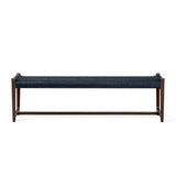 Banc d'extérieur Kuwana Espresso Wood — Indigo Weave