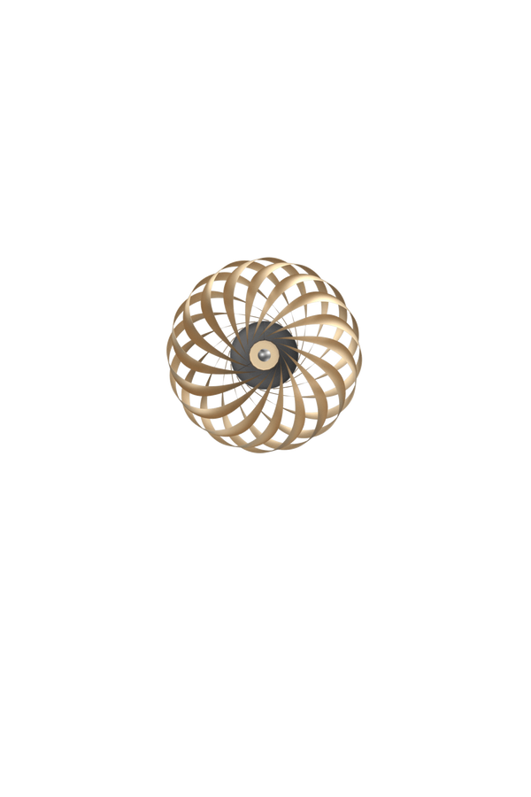 Applique TR5 40 x 18 cm Aluminium — Gold