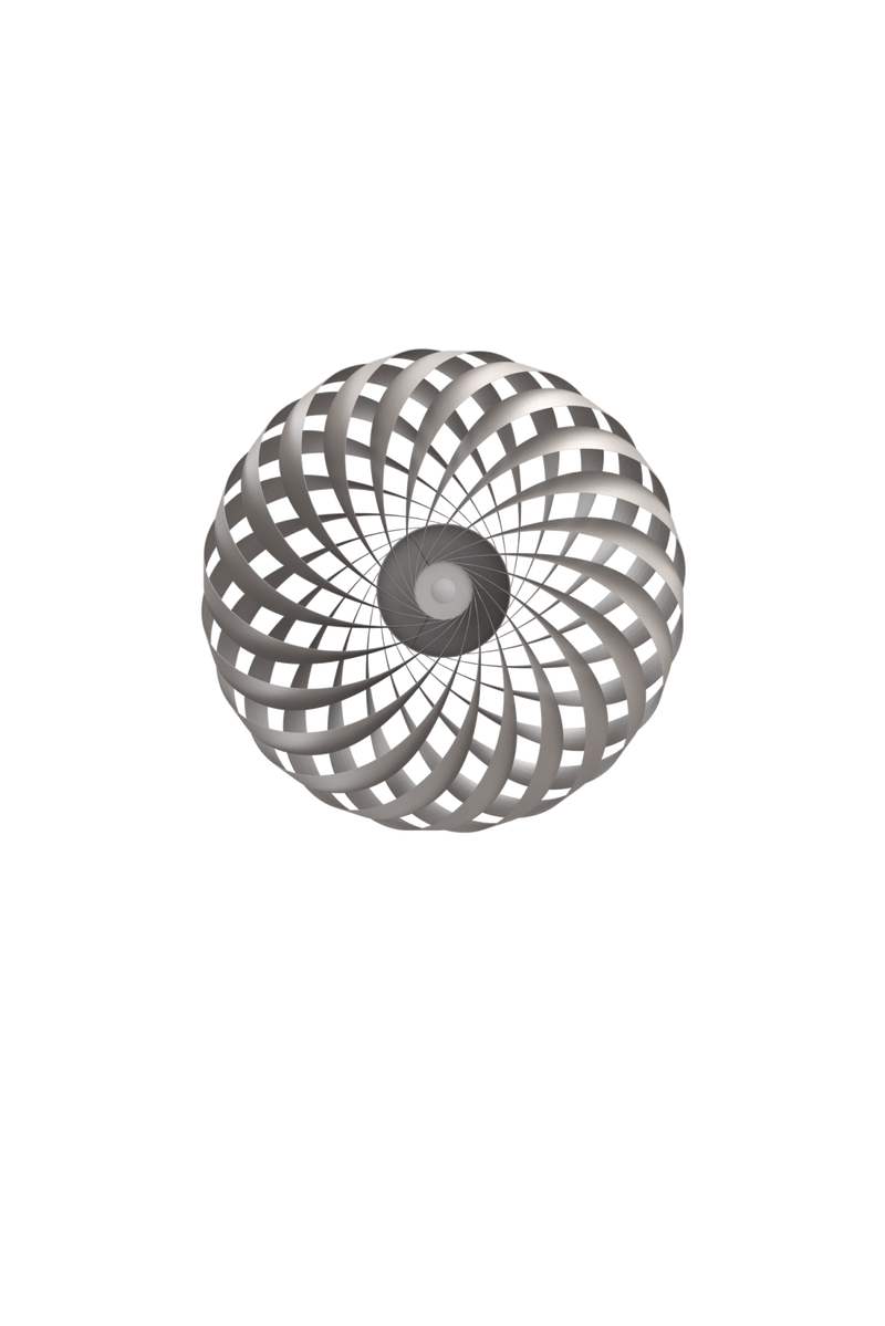 Applique TR5 60 x 20 cm Aluminium — Silver