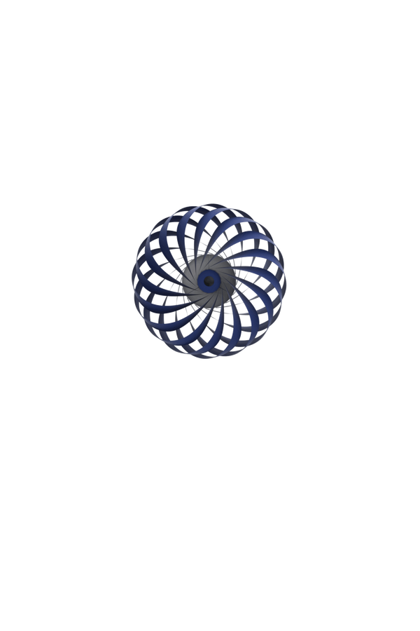 Applique TR5 40 x 18 cm Birch — Blue